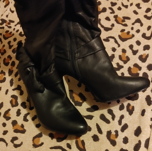 Size 40 Genuine leather over the knee boots - Picture 4 of 5